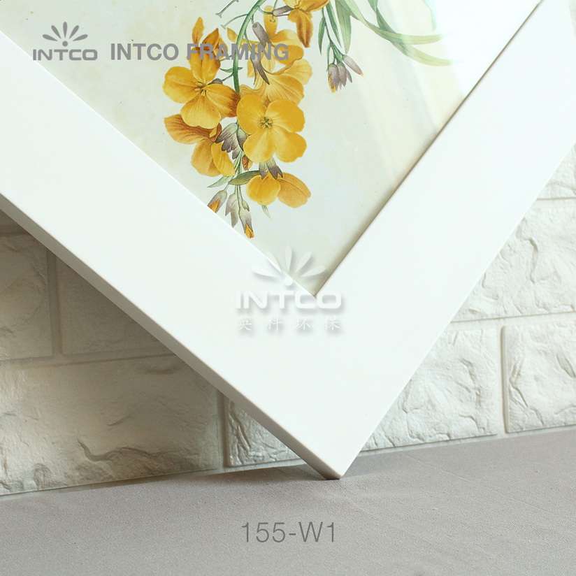 INTCO 155-W1 white wedding photo frame