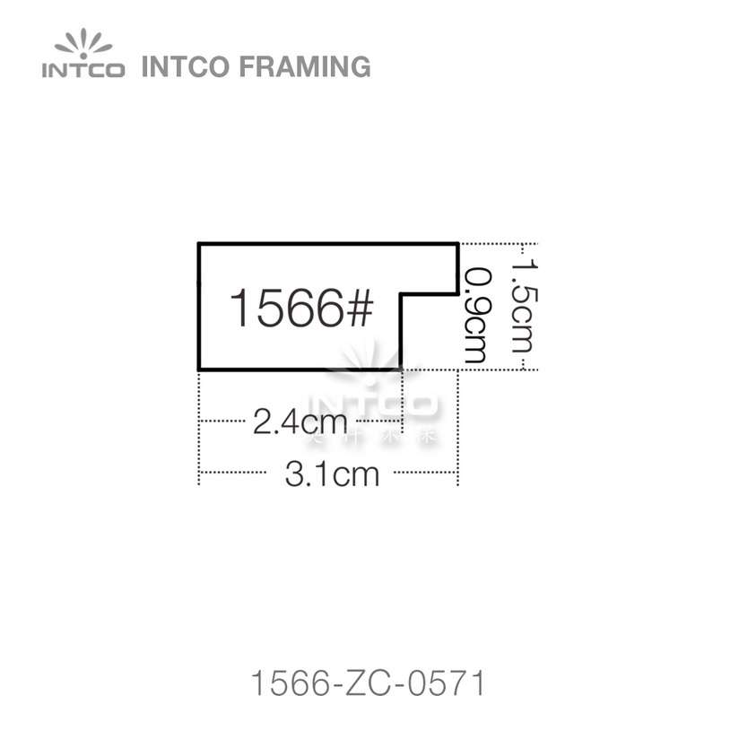 INTCO 1566 series PS photo frame moulding profile