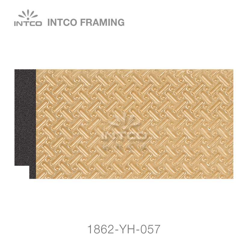 1862-YH-057 polystyrene picture frame moulding swatch sample