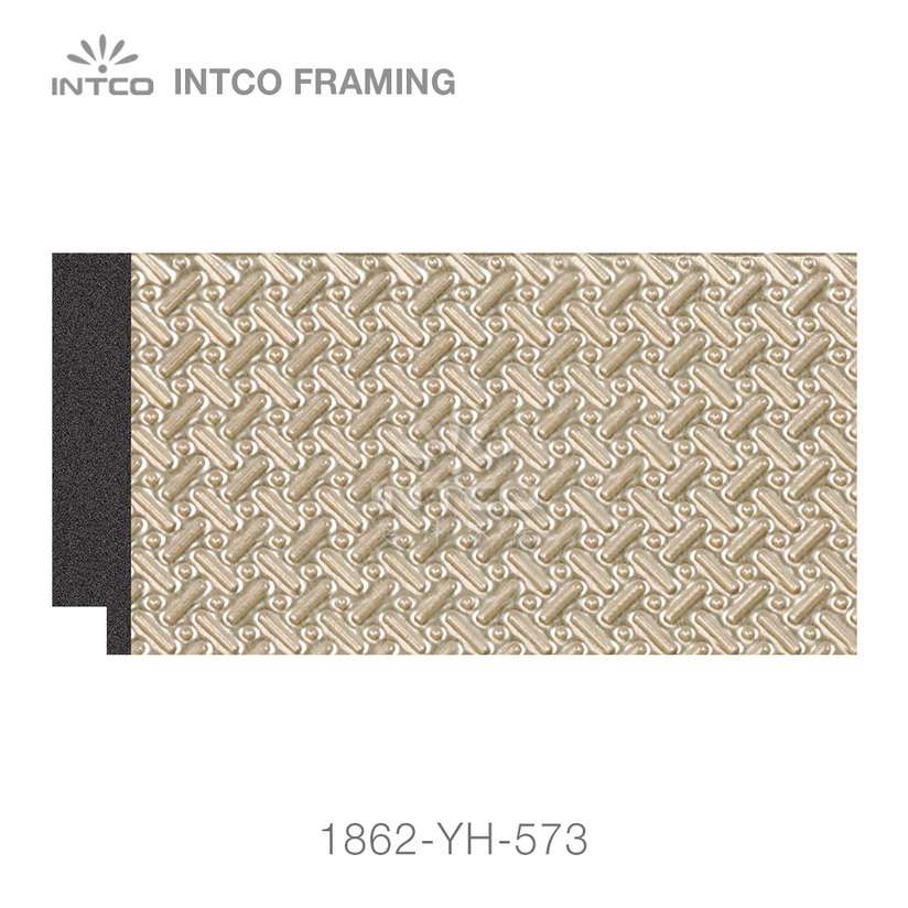 1862-YH-573 polystyrene picture frame moulding swatch sample
