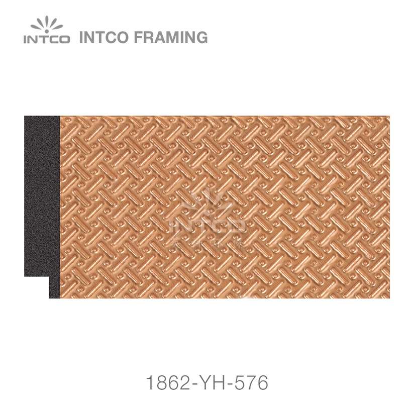 1862-YH-576 polystyrene picture frame moulding swatch sample