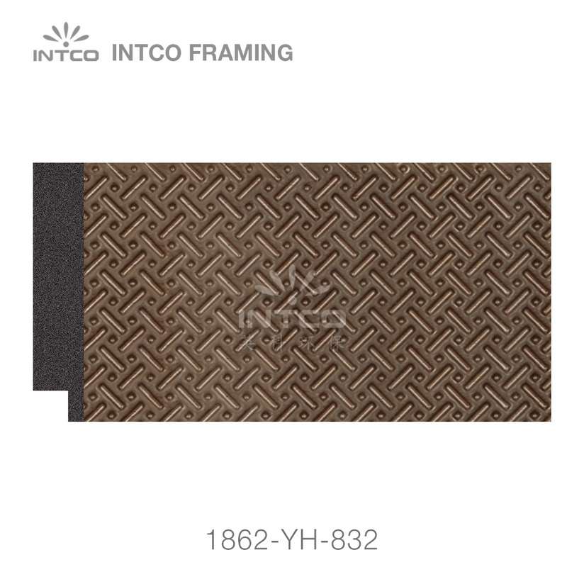 1862-YH-832 polystyrene picture frame moulding swatch sample