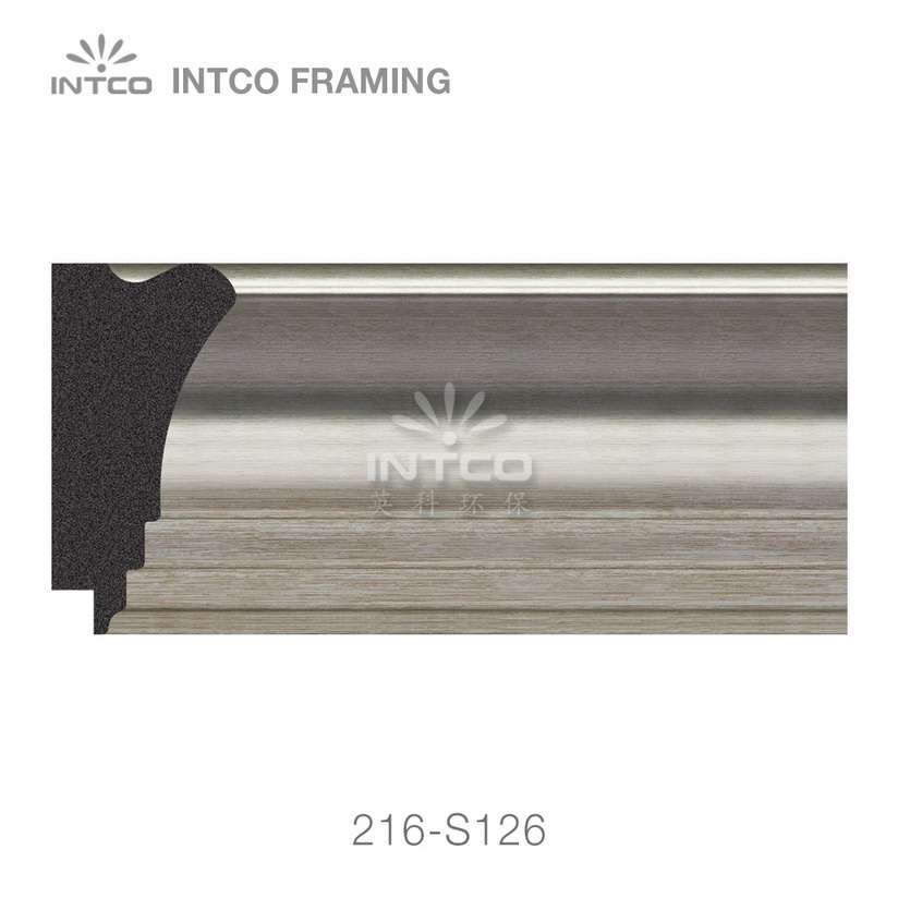 silver unfinished picture frame moulding