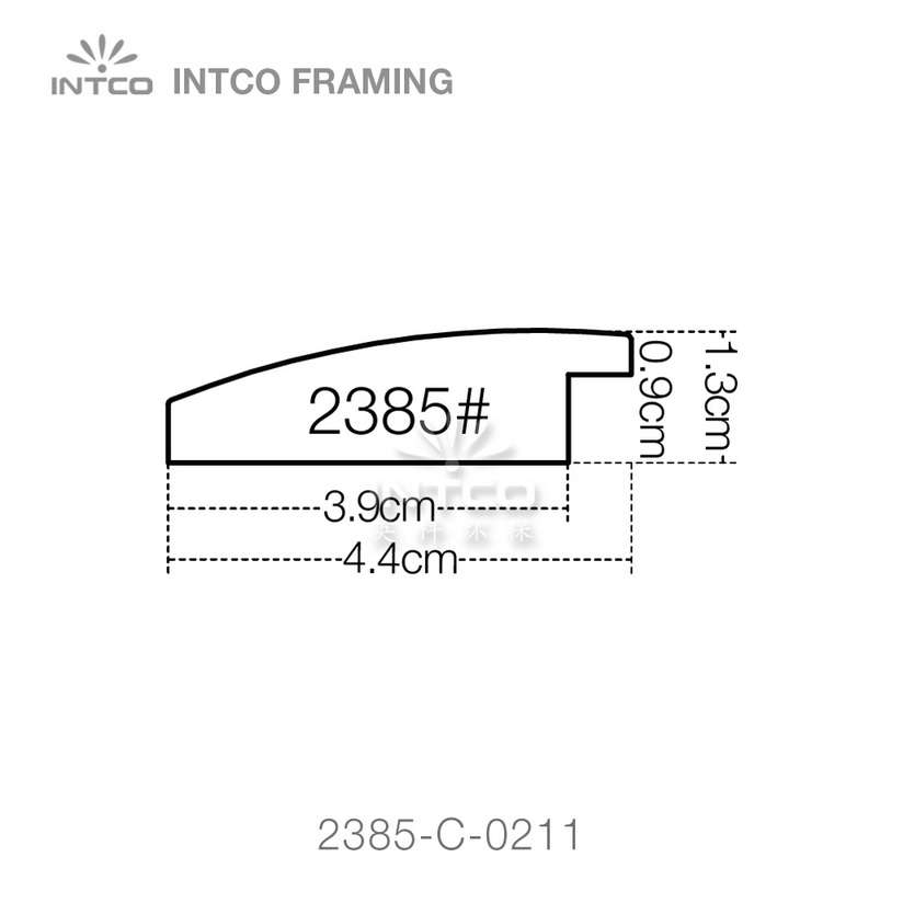 2385 series PS photo frame moulding profile