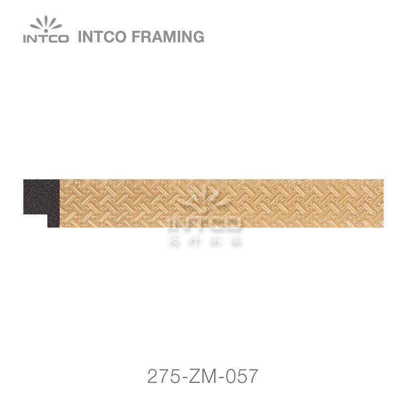 Modern gold picture frame moulding