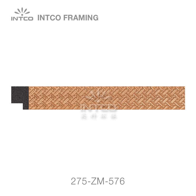 Modern gold picture frame moulding