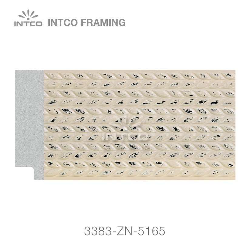 3383-ZN-5165 PS mirror frame moulding swatch sample