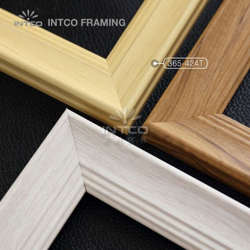 365-424T PS picture frame mouldings light wood finish