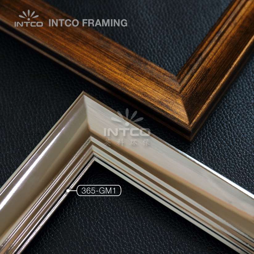 365-GM1 PS picture frame mouldings silver finish