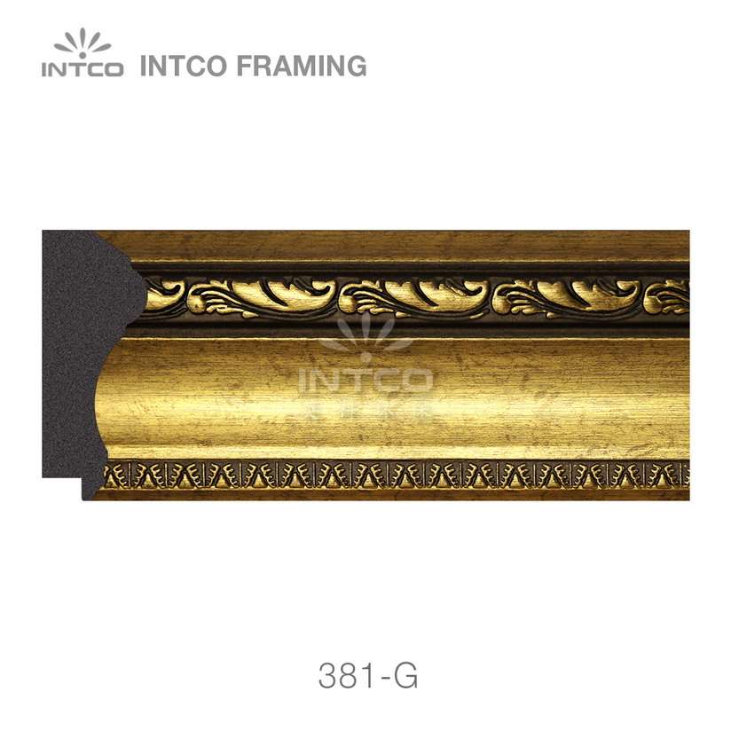 381-G polystyrene picture frame moulding swatch sample