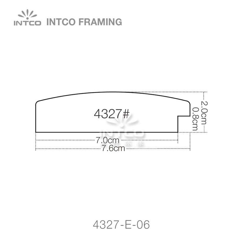 4327 series PS mirror frame moulding profile