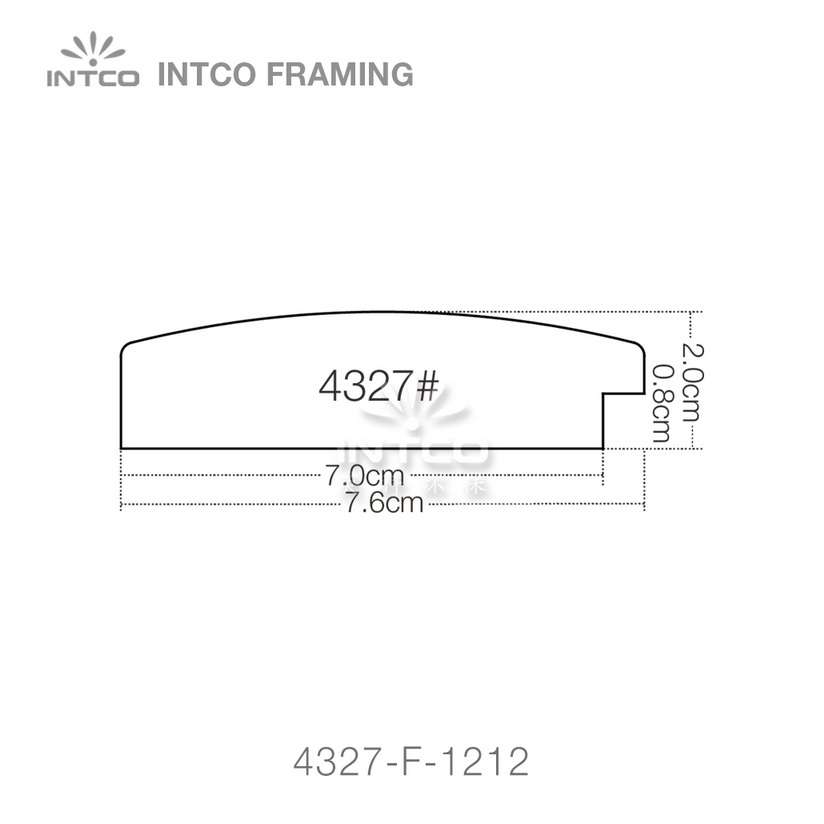 4327 series PS mirror frame moulding profile