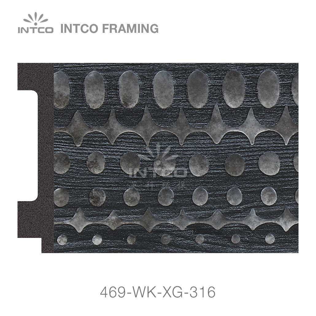 469-WK-XG-316 PS mirror frame moulding swatch sample