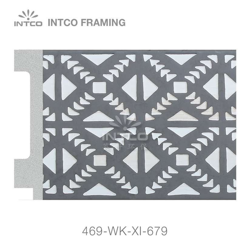 469-WK-XI-679 PS mirror frame moulding swatch sample