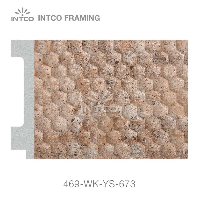 469-WK-YS-673 PS mirror frame moulding swatch sample