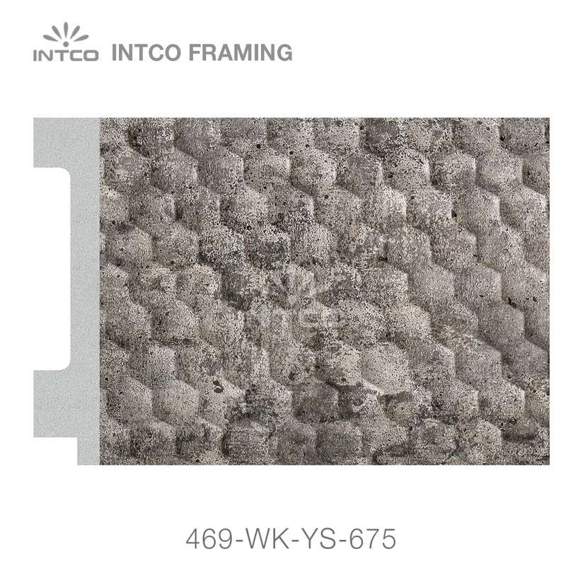 469-WK-YS-675 PS mirror frame moulding swatch sample