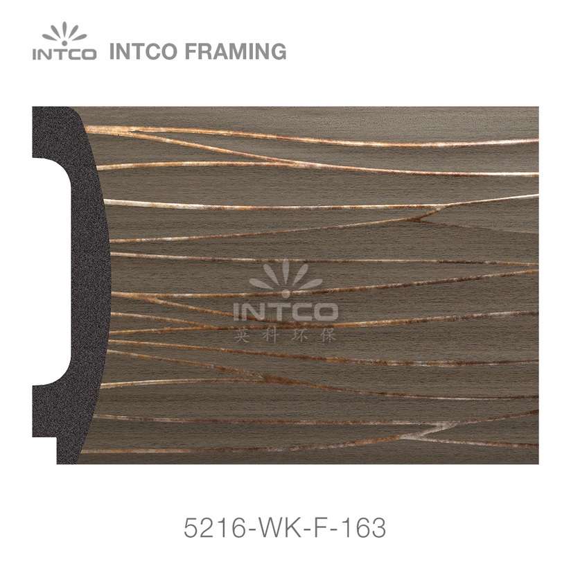 5216-WK-F-163 PS mirror frame moulding swatch sample