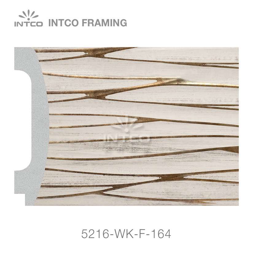 5216-WK-F-164 PS mirror frame moulding swatch sample