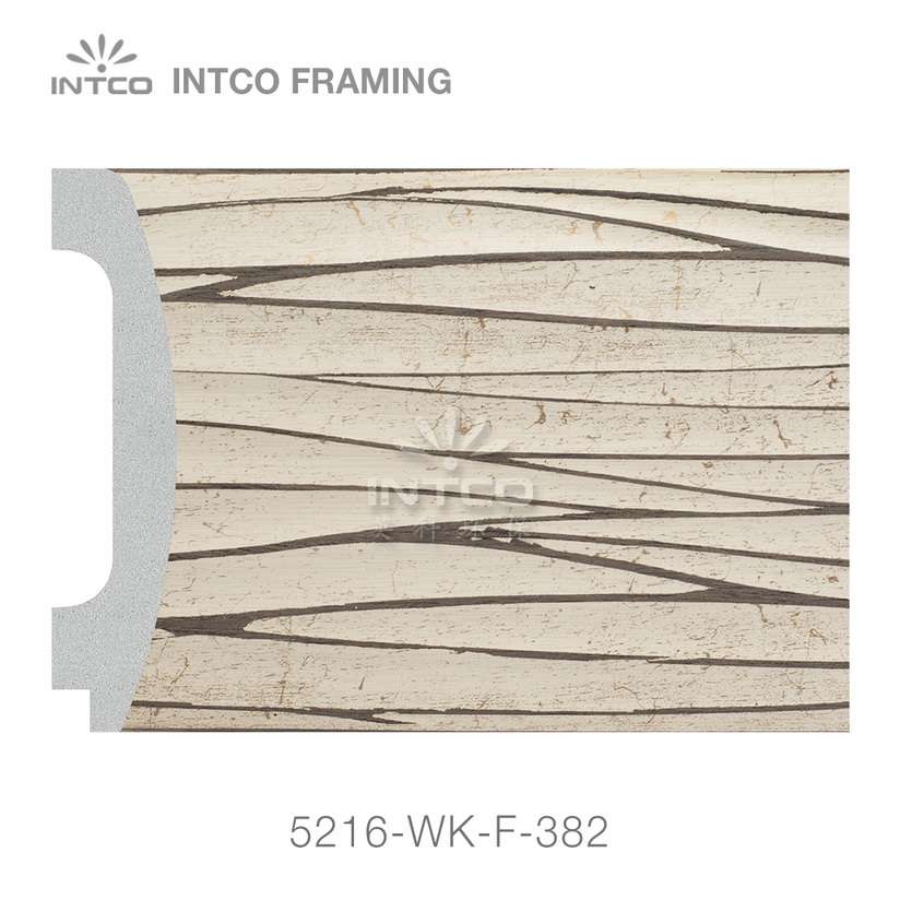 5216-WK-F-382 PS mirror frame moulding swatch sample