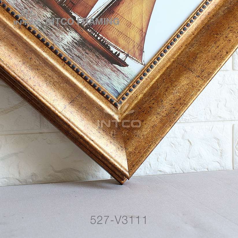 antique gold picture frame moulding