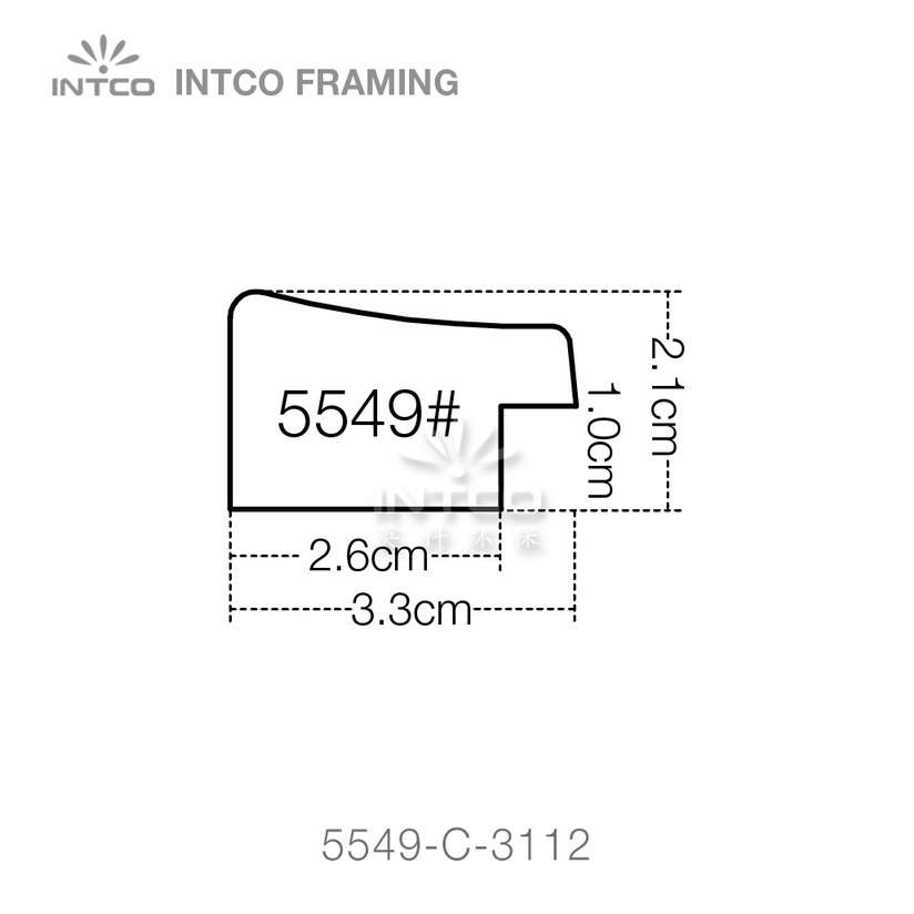 gold PS frame moulding profiles