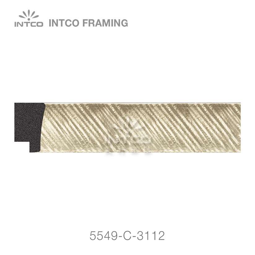 Modern gold PS frame moulding