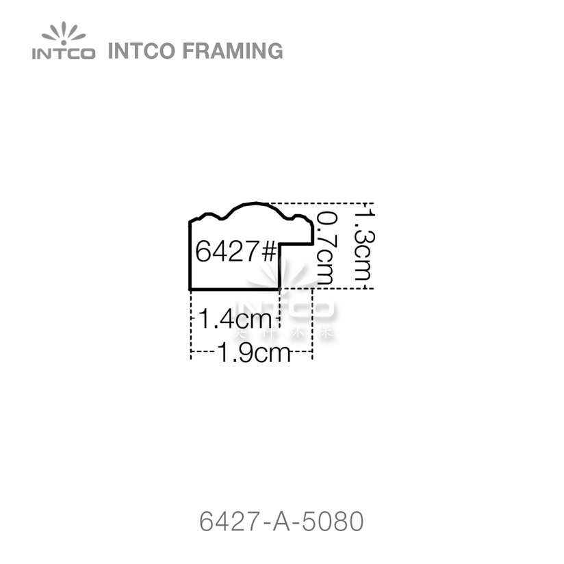 6427 series PS photo frame moulding profile