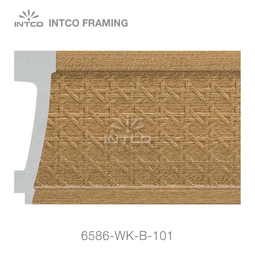 6586-WK-B-101 PS mirror frame moulding swatch sample