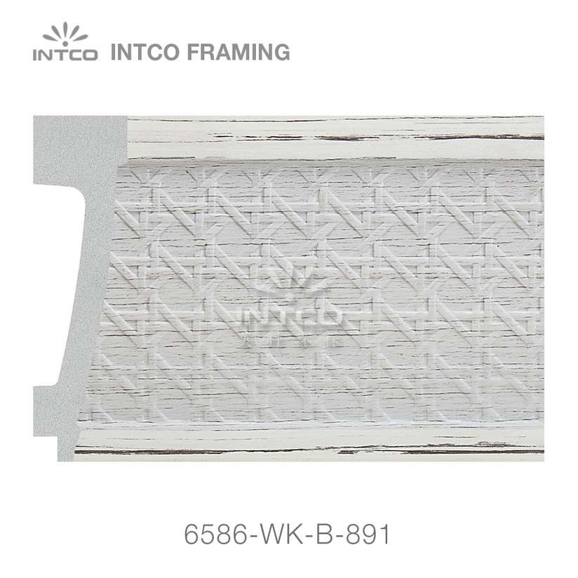 6586-WK-B-891 PS mirror frame moulding swatch sample