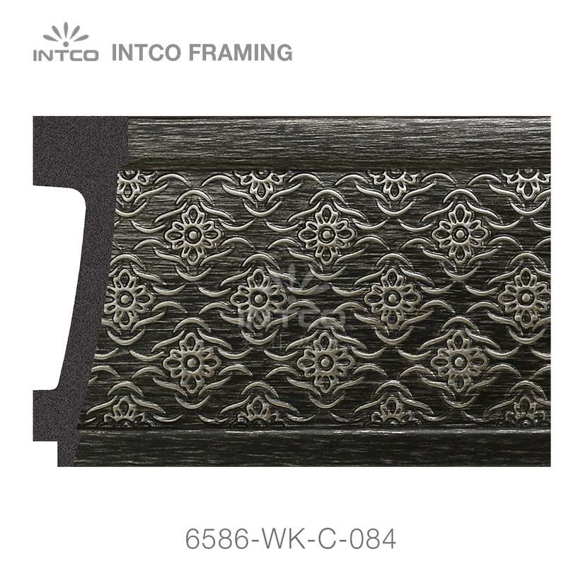 6586-WK-C-084 PS mirror frame moulding swatch sample