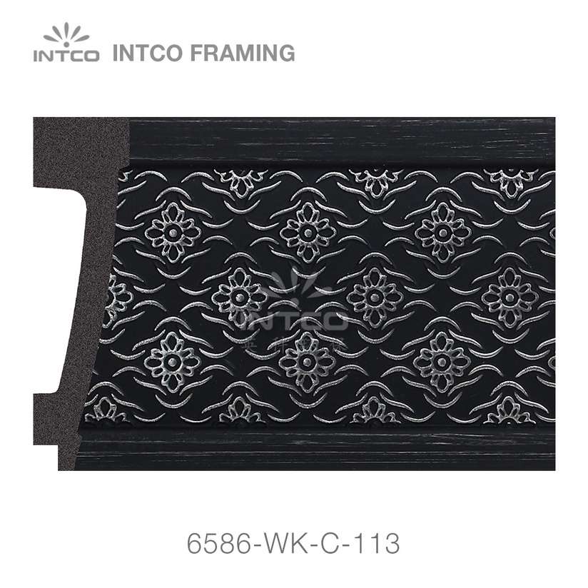 6586-WK-C-113 PS mirror frame moulding swatch sample