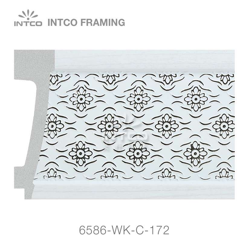 6586-WK-C-172 PS mirror frame moulding swatch sample