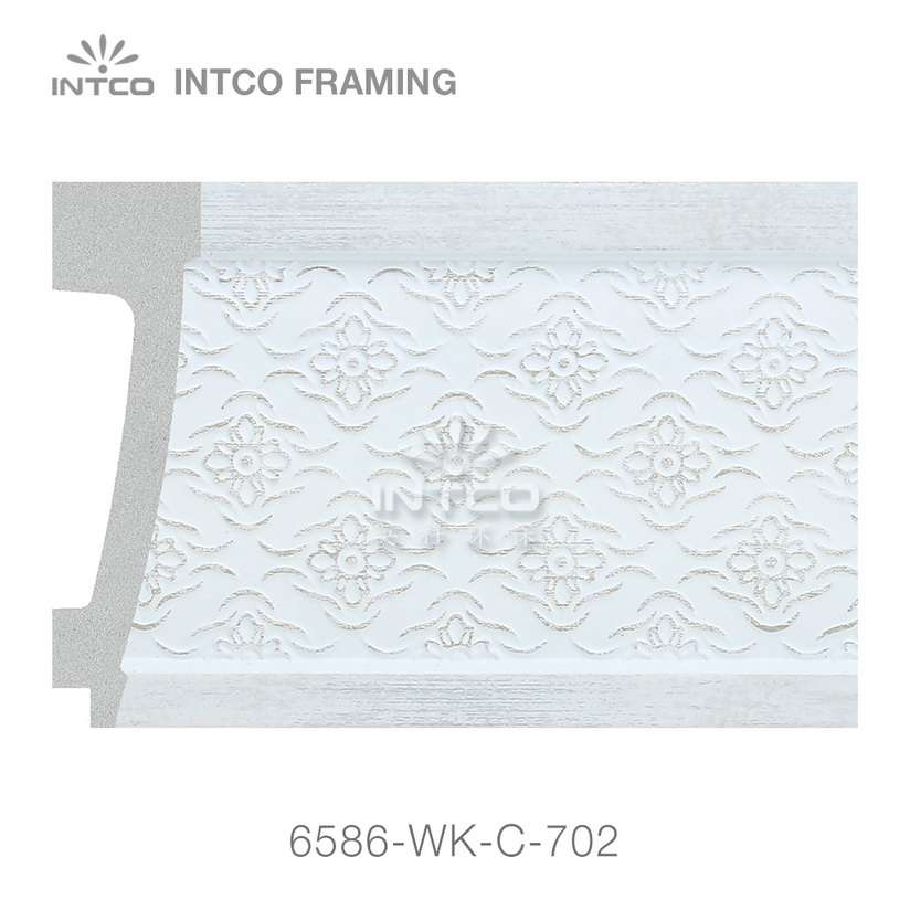 6586-WK-C-702 PS mirror frame moulding swatch sample