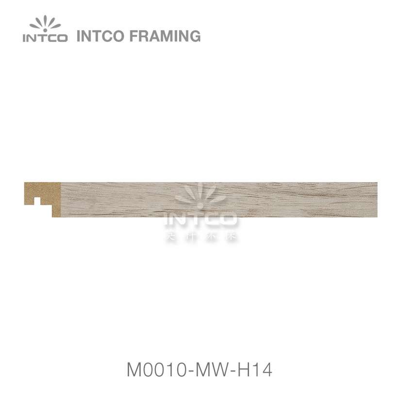 M0010-MW-H14 MDF picture frame moulding swatch sample