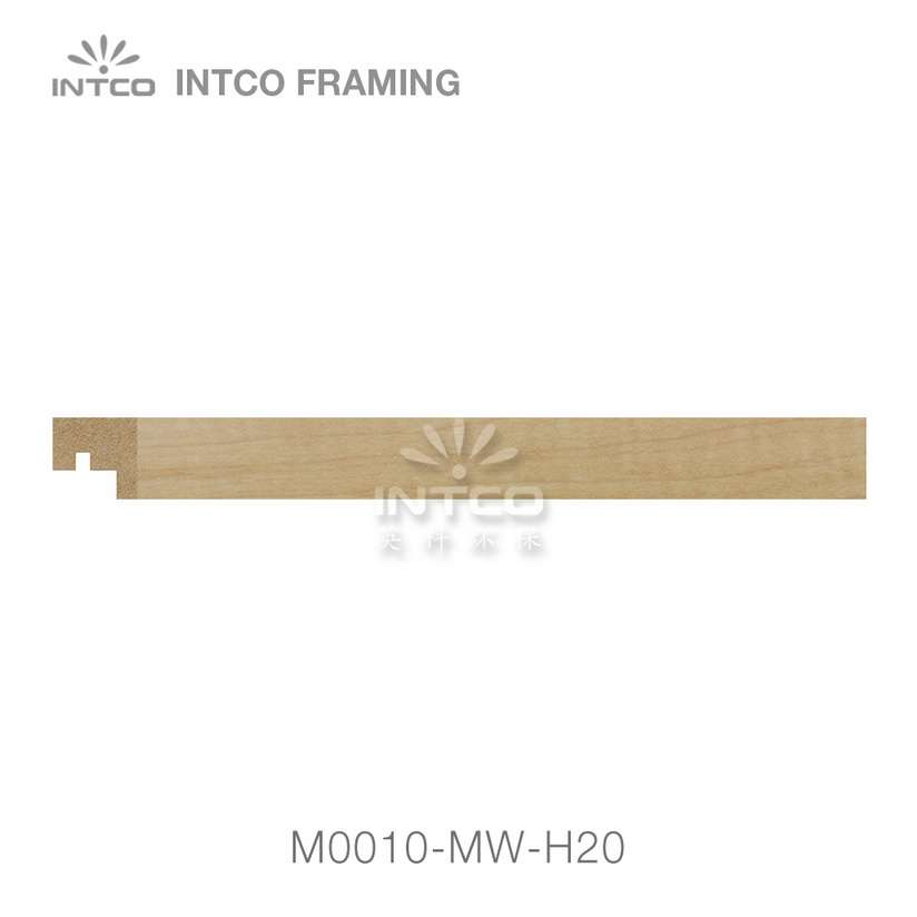 M0010-MW-H20 MDF picture frame moulding swatch sample