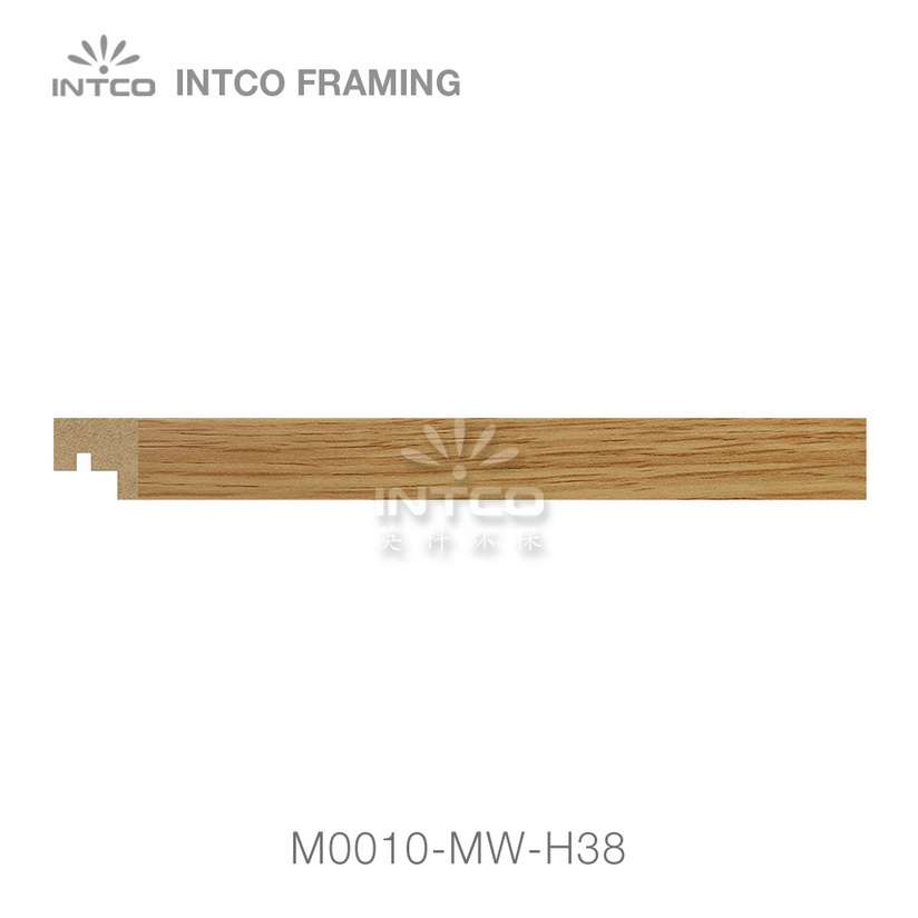 M0010-MW-H38 MDF picture frame moulding swatch sample