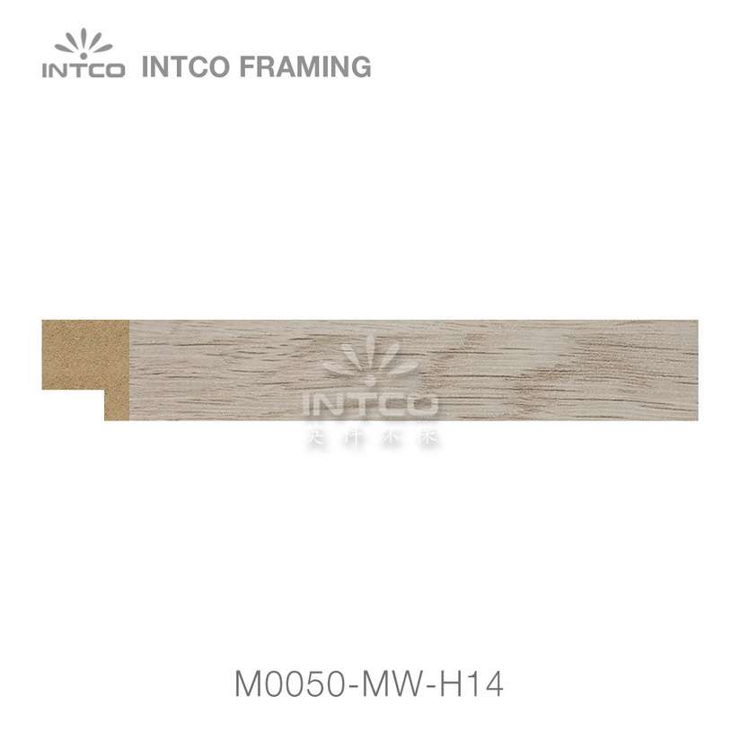 M0050-MW-H14 MDF picture frame moulding swatch sample