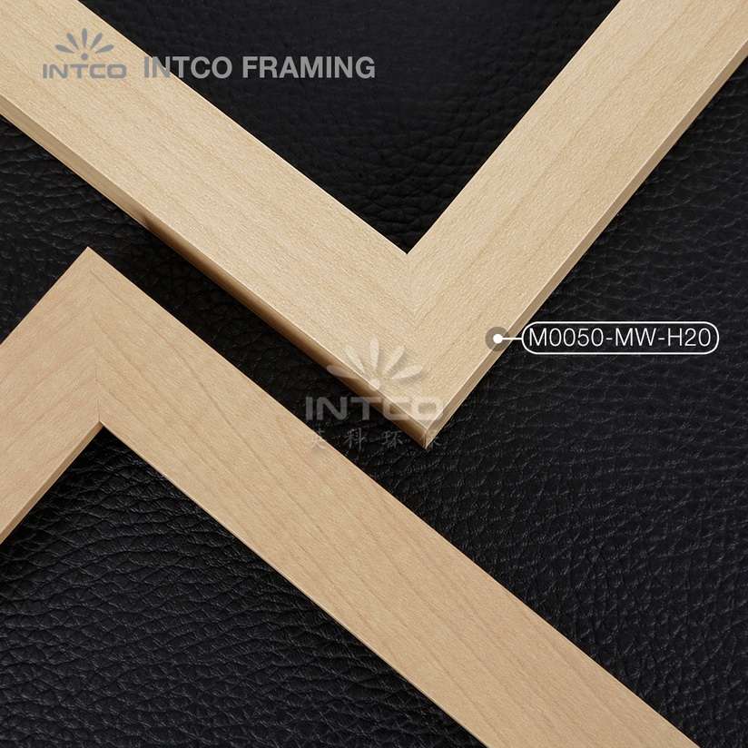 M0050-MW-H20 MDF picture frame mouldings light wood finish