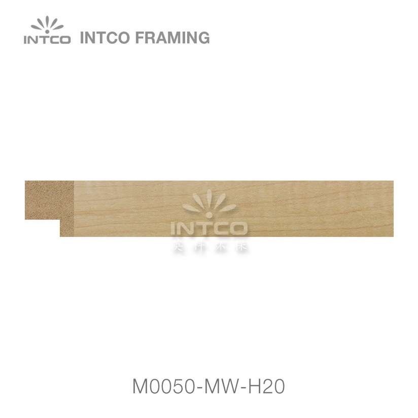 M0050-MW-H20 MDF picture frame moulding swatch sample