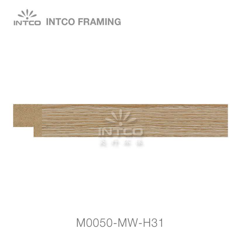 M0050-MW-H31 MDF picture frame moulding swatch sample