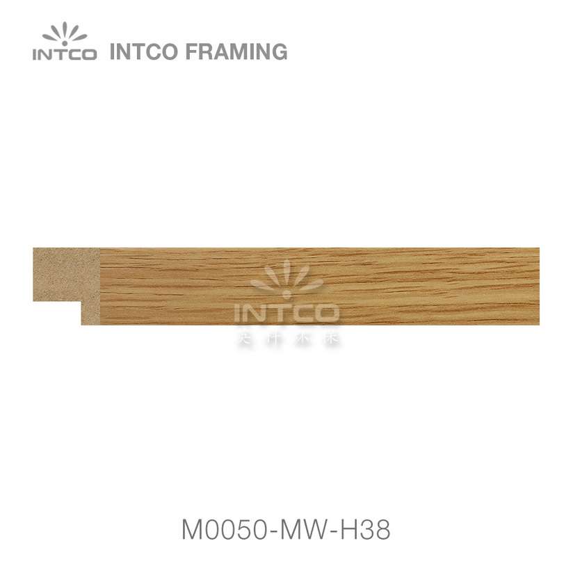 M0050-MW-H38 MDF picture frame moulding swatch sample