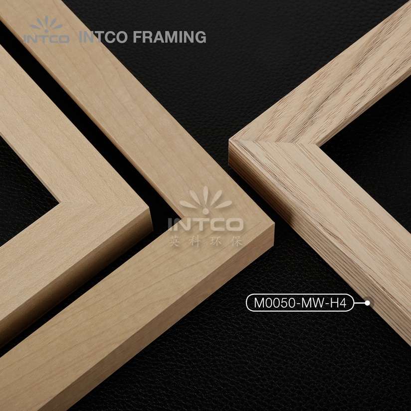 M0050-MW-H4 MDF picture frame mouldings light wood finish