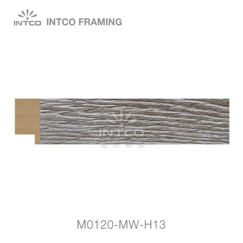 M0120-MW-H13 MDF picture frame moulding swatch sample
