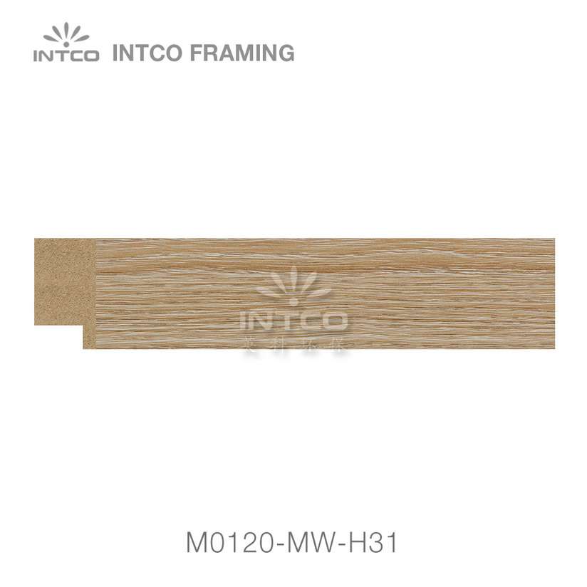 M0120-MW-H31 MDF picture frame moulding swatch sample