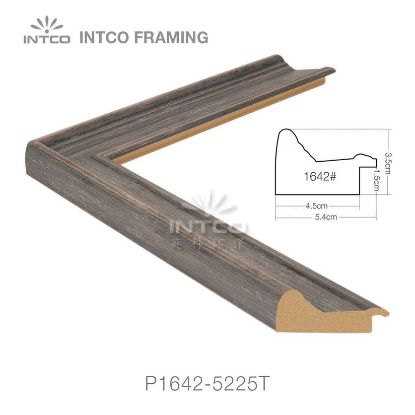 INTCO P1642-5225T wood finish picture frame moulding
