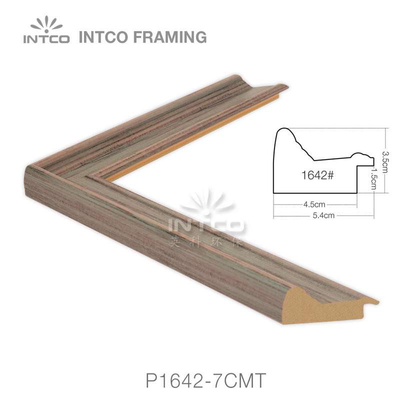 INTCO P1642-7CMT wood finish picture frame moulding
