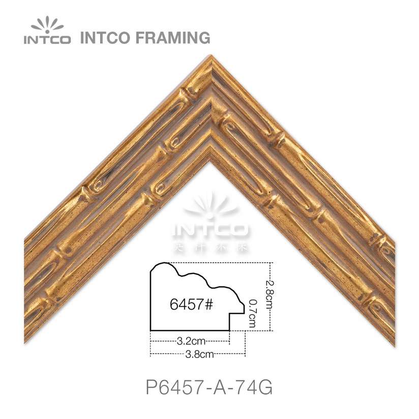 P6457-A-74G PS unfinished picture frame moulding lengths