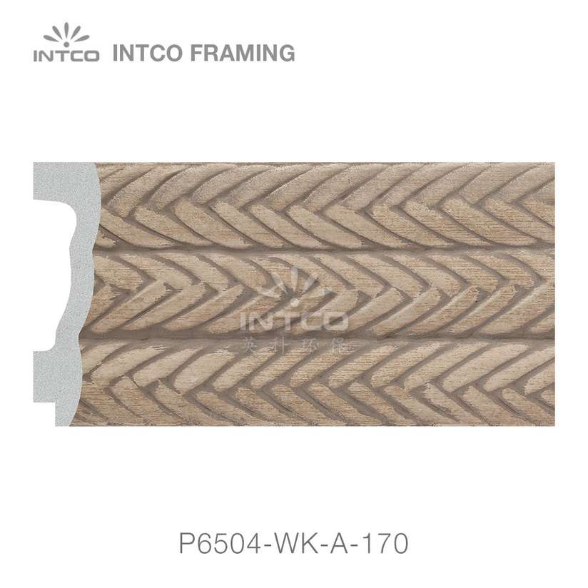 P6504-WK-A-170 PS patina mirror frame moulding swatch sample