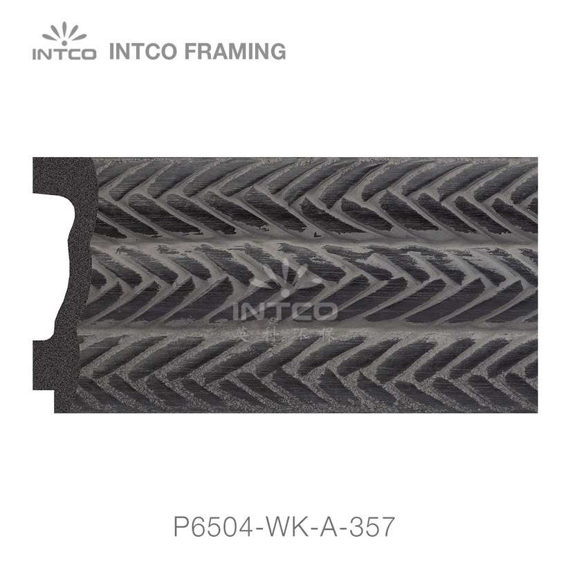 P6504-WK-A-357 PS patina mirror frame moulding swatch sample