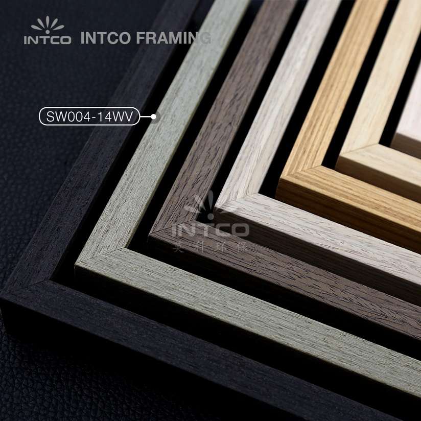 SW004 series wood picture frame mouldings
